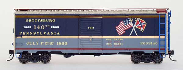 Tommy Gilbert's Hobby Shop Gettysburg 140th Anniversary Boxcar HO