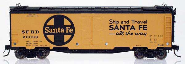 Train Quest Santa Fe Refrigerator Car