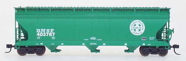 BLW - BNSF 4650 Cubic Foot 3-Bay Covered Hopper